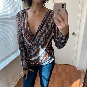 Silk Wrap top